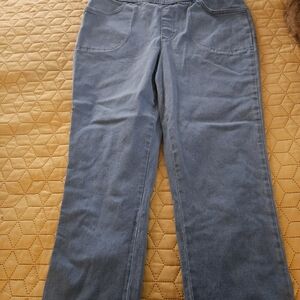 Quacker Factory Light Blue Flare Jeans